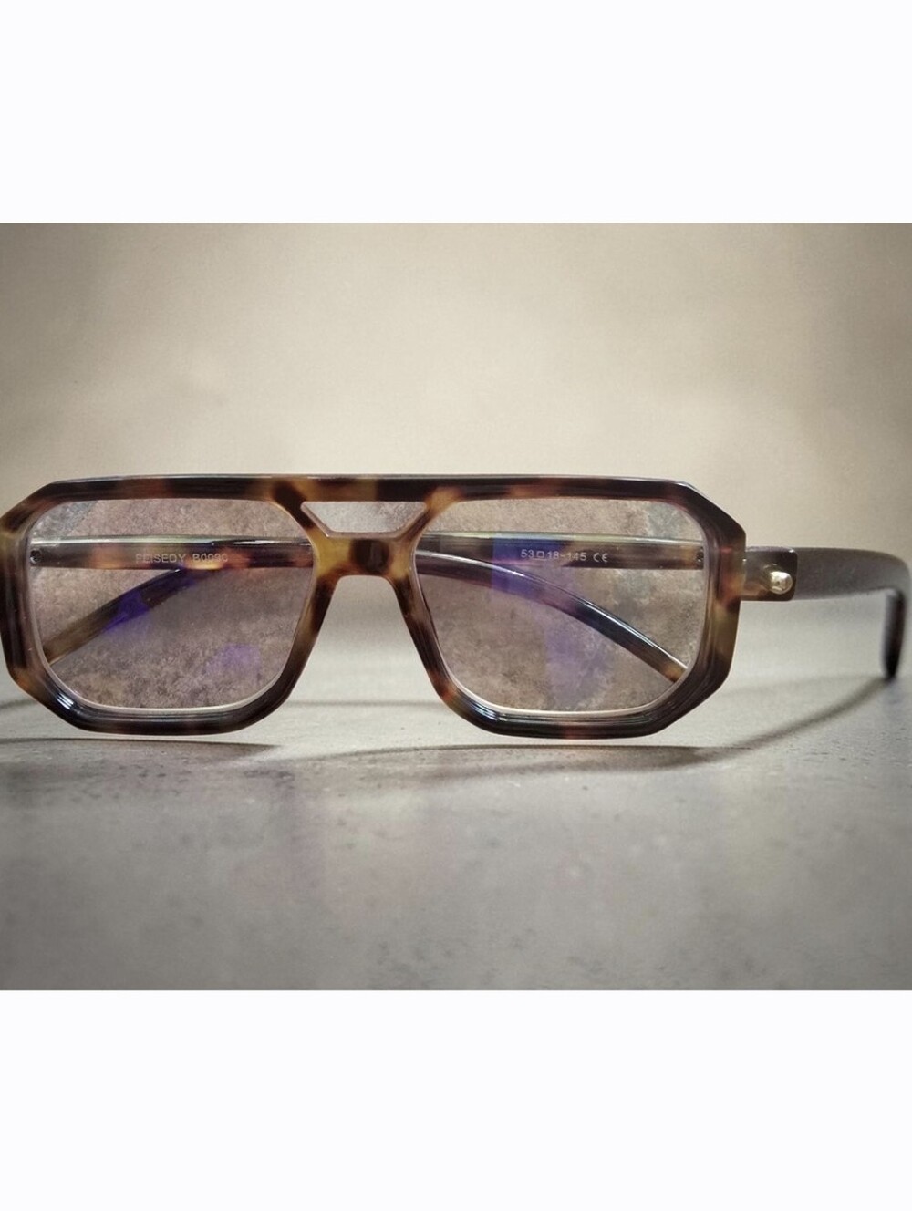 UNISEX  TORTOISE SHELL ANTI GLARE  READER +2.00 AVIATOR TREND ON GLASSES